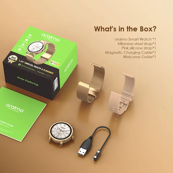 oraimo Watch Muse 1.32? AMOLED IP68 Smart Watch - Image 7