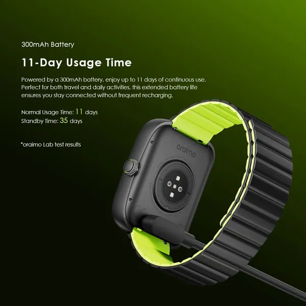 oraimo Watch Nova N 2.04''AMOLED 2.5D Smart Watch - Image 4